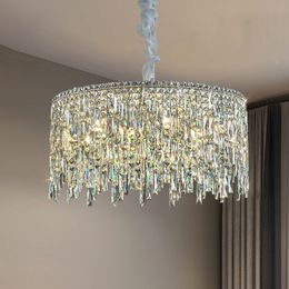 2023 Modern Led Lighting Fixtures Home Decorations Bedroom Dining Living Room Ceiling Chandeliers Luxury Crystal Pendant Lights