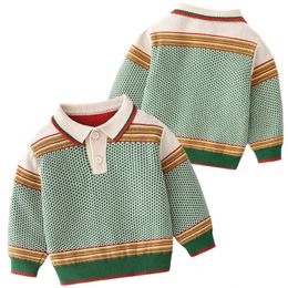 Pullover Girls Autumn Toddler Boys Knitted Sweater Baby Fashion Outwear Children Clothes Kids Knitwear Jacket 231115