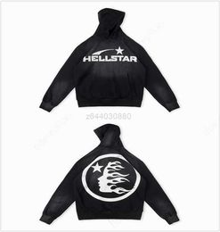 hellstar hoodie designer hoodies sweatshirts Portrait Portrait High hip hop Thickened Athleisure Hand painted pockets sweaters hoody hoodys essentialhoodies 23