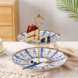 Bakeware Tools Easy Installation With Screws 23 Tier Cake Plate Stand Cupcake Fittings Silver Golden Wedding Party Bracket No