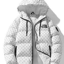 Men's Vests 2023 Large Size And Women's Winter Cotton padded Down Jacket Printed Hooded Thick Warm Coat M 5XL 231116