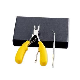 Pliers Stainless Steel Nail Clipper Cutter Toe Finger Cuticle Plier Manicure Tool Set With Box For Thick Ingrown Toenails Fingernail P Dhpef