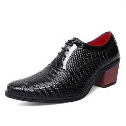 Dress Shoes Gentleman Semi-formal Man Black Trainers For Men Elegant Sneakers Sports Gym Top Grade Trainners