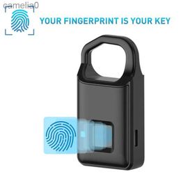 Smart Lock Electronic Padlock Fingerprint Lock Smart Lock Home Luggage Dormitory Locker Warehouse Door Lock WaterproofL231116