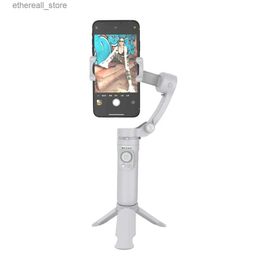 Stabilisers Foldable 3-Axis Gimbal Handheld Stabiliser Selfie Stick Vlog Anti-Shake StabilizeCellPhone Video Recorder for iPhone Android Q231116