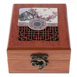 Jewelry Pouches Portable Box Vintage Style Wooden Organizer Trinket Case Chest Travel Boxes Jewelers Joyero