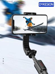 Stabilisers DYKESION Official Selfie Stick Gimbal Phone 6-Axis for Smartphones iPhone Redmi Samsung Handheld Stabiliser Q231116