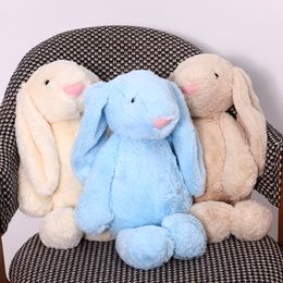 Party Favour Easter Rabbit Soft Stuffed Animal Doll Toys 30cm Cartoon Simulator Bunny Ear Plush Toy for Kids Birthday Girlfriend Gift