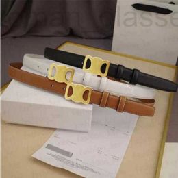 Belts designer Designer belt Fashion Smooth Buckle Belt Retro Design Thin Waist for Men Womens Width 2.5CM Genuine Cowhide 3 Colour Optional High Quality 38ZE