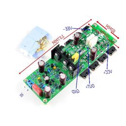 Freeshipping 2 channels L205 250W*2 Audio Power Amplifier Board HIEND Ultra-low Distortion KEC KTB817 DIY KITs Uupja