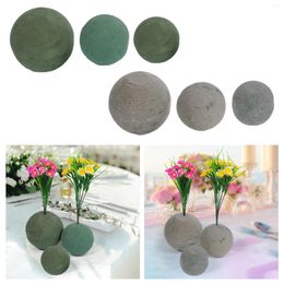 Decorative Flowers 3Pcs Floral Foam Brick Plant Flower Foams Spheres For Florist