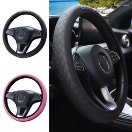 Steering Wheel Covers Car Cover Anti Slip Auto Microfiber Wrap Soft Comfortable For Trucks Cars SUVs