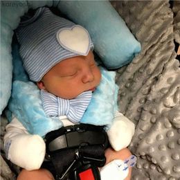 Pillows Baby Car Seat Pillow Head Neck Support Strap Cover Newborn Children Toddler Headrest Carseat Cushion for SleepingL231116