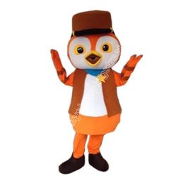 Christmas peck penguin Mascot Costume High quality Cartoon Character Outfits Halloween Carnival Dress Suits Adult Size Birthday Party Outdoor Outfit