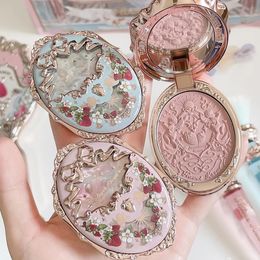 Blush Flower Knows Embossed Matte Blush Pigmented Fine Powder Makeup Smooth Long-Lasting All Day Face Enhancing Makeup Colour 231115