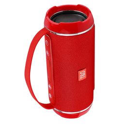 Portable Speakers T G Portable Bluetooth Speaker Waterproof Wireless Sound Column Subwoofer Outdoor Travel Music Centre Sound Box FM Radio