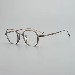 Sunglasses Frames Pure Titanium Glasses Frame For Men KMN9917 Japan Brand Round Women Trending Optical Oculos De Grau Feminino