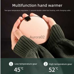 Space Heaters Multifunction Hand Warmer with Mirror 2Sides Warming Portable Charging External Battery Charger Pack 5000mAh Powerbank for Ma'am YQ231116