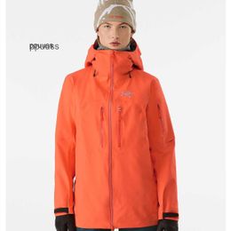 Mens Designer Jackets Coats Arcterxy jackets Windbreaker Canadian RUSH jacket for women's waterproof wear-resistant orange hooded outdoor sprinter jacket E1WZ