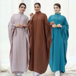 Ethnic Clothing Turkey Dubai Abaya Women Muslim Maxi Dress Eid Islamic Jilbab Ramadan Arabic Robe Kaftan Femme Caftan Modest Musulman