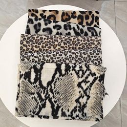 Scarves Large Size Winter Female Scarf Leopard Cashmere Shawl Wrap Pashmina For Women Wram Headband Elegant Woman Handkerchief