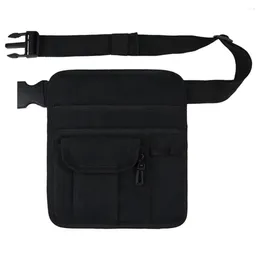 Storage Bags Sleek Design Server Fanny Pack Capacity Waist Bag Adjustable Strap Easy To Clean Fastener For Restaurants Servers