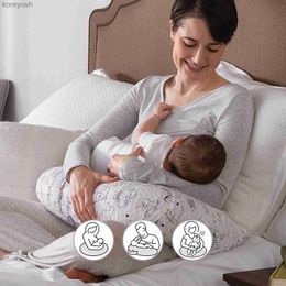 Pillows Nursing Pillow Cover Support for Infant Boys Girls Breastfeeding Feeding Cushion Newborn Feeding Support Removable CoverL231117