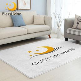 Carpets Blessliving For Living Room Print On Demand Large Mat Non-slip Custom Made Customized Area Rugs Bedroom 152x244cm