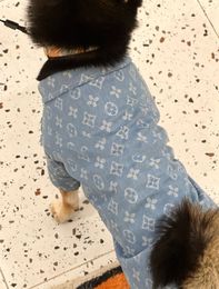 Dog Clothes Spring/Summer Thin T-shirt Fashion Brand Short Sleeve Small Dog Teddy Schnauzer Corgi Pet Parent-Child Outfit