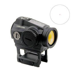 Tactical Compact Red Dot Sight 2 MOA Solar Scope Hunting Riflescope Multi-coated Optics For 20mm Rail