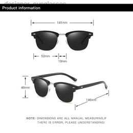 Sunglasses RUOBO Classic Polarised Sunglasses For Men Women Brand Design Driving Mirror Surface Lens Sun Glasses Goggle UV400 Gafas De SolL231115