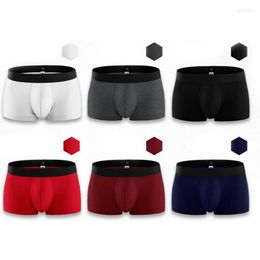 Underpants 4 Piece High Quality Shorts Set Men's Cotton Panties Sexy 3D Pouch Boxers Underwear Male Clothes Mens Boxer Briefs