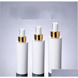 Perfume Bottle 100Ml 150Ml 200Ml White Spray Pump Bottles Containers Empty Plastic For Cosmetic Packaging Drop Delivery Health Beauty Dhamw