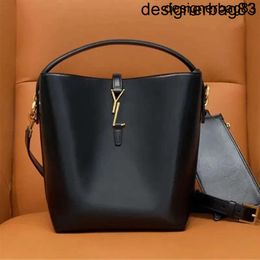 Shiny Leather Bag Bucket Designer Crossbody Tote Mini Purse Shoulder Bags Women High Quality Handbags