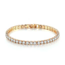 Wholesale price moissanite tennis bracelet 4 prongs Diamond Tennis Bracelet 925 Sterling Silver Tennis Bracelet in stock