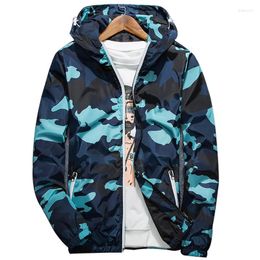 Men's Jackets Brand Clothing Autumn Men's Military Camouflage Jacket Army Reflective Male Windbreakers Plus Size 5XL