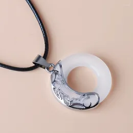 Pendant Necklaces Tian Guan Ci Fu Huacheng Necklace Woman Heaven Officials Blessing Man Round Cosplay Xielian Moonlight Jewelry