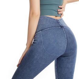 Women's Jeans Denim Pants Women High Waist Stretch Push Up Leggings Sports Leisure Tight Pencil Trousers Slim Fitness Workout Sportswear