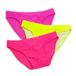 Ice Silk Sexy Underwear Men Briefs Breathable Bikini Solid Low Waist Soft Underpants