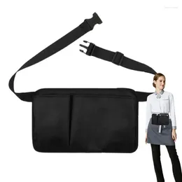 Storage Bags Money Waist Pack Restaurant Waiter Pouch Bag Server Apron With Belt Canvas Fanny Gardening Hardware Tools