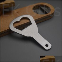 Openers Stainless Steel Bottle Opener Part With Countersunk Holes Round Or Custom Shaped Metal Strong Polished Insert Drop Delivery Ho Dhsxo