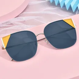 Sunglasses Frames BR001 The Latest Women's UV Protection Cat Eye Metal Modification Face Shape Net Celebrity Ins Sun Shading Glasses