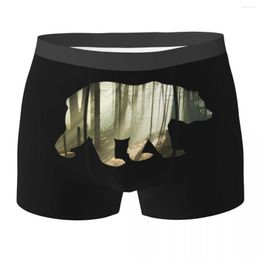 Underpants Bear In The Mountains Men's Boxer Briefs Pattern Customised Shorts Men