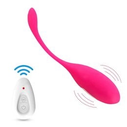 Vibrators LEVETT Vibrating Egg Remote Control Vibrator Sex Toys for Women Vaginal Tight Exercise Kegel Balls G-spot Massage USB Recharge 231116