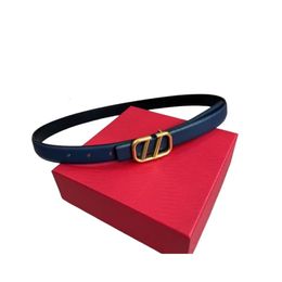 Classical Luxury Designer Womens Belts Fashion Genuine Leather Belt Luxury Woman Waistband Mens Thin Golden Red Buckle Belt