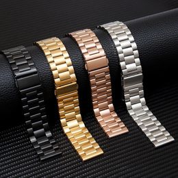 Watch Bands Stainless Steel Watch Strap 16mm 18mm 20mm 22mm 24mm Watchband Quick Release Solid Metal Silver Black Gold Rose Bracelets 231115