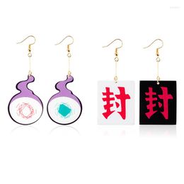 Dangle Earrings 2Pairs Toilet Bound Hanako Kun Ear Stud Amane Themed Cute Chic Cosplay Accessories Party Jewelry Gifts For Teen Girls