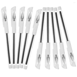 Makeup Brushes 10 Pcs Skin Marker Black Pens Markers Lasting Eyebrow Position Plastic Tattoos