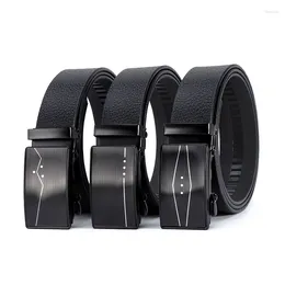 Belts Men's Automatic Buckle Strap Black For Mens Belt Designers Brand High Quality