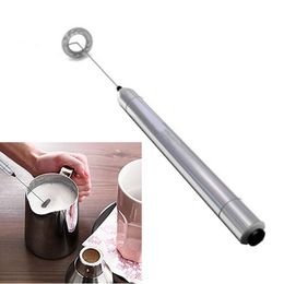 Other Kitchen, Dining & Bar Handheld Stainless.Steel Electric Milk Frother Coffee Cappuccino Foam Whip Drop Delivery Home Garden Kitch Dhroq